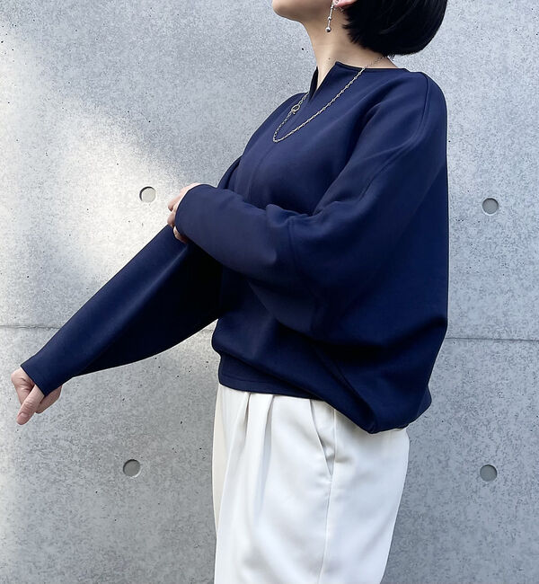 abahouse mavie「ライトダンボールドルマンプルオーバー」|スウェット・ジャージ|