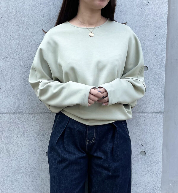 abahouse mavie「ライトダンボールドルマンプルオーバー」|スウェット・ジャージ|