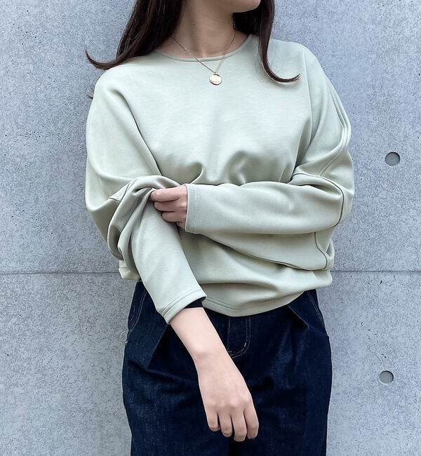 abahouse mavie「ライトダンボールドルマンプルオーバー」|スウェット・ジャージ|