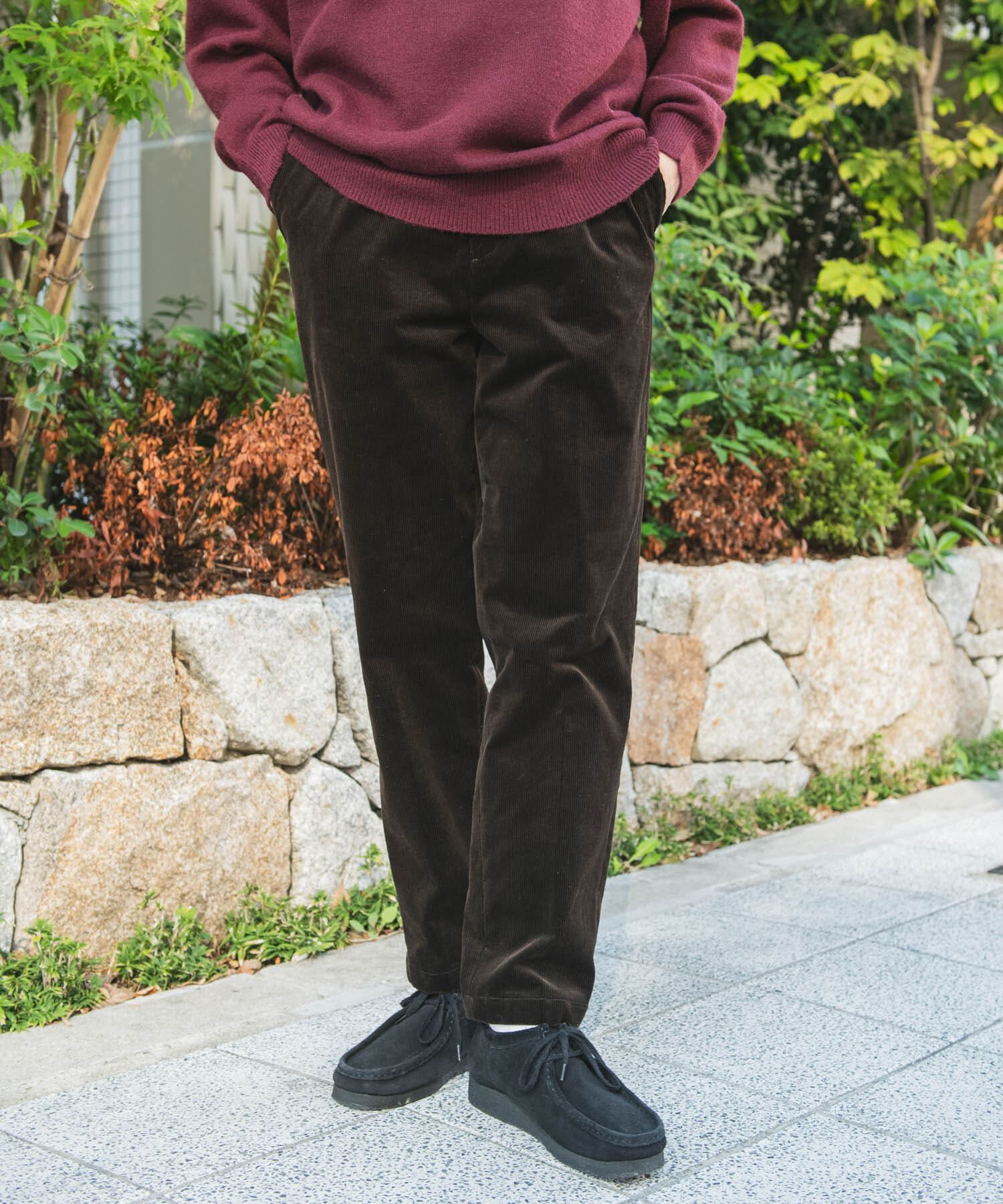 URBAN RESEARCH DOORS「『UR TECH』コーデュロイトラウザー」|その他|ブラウン