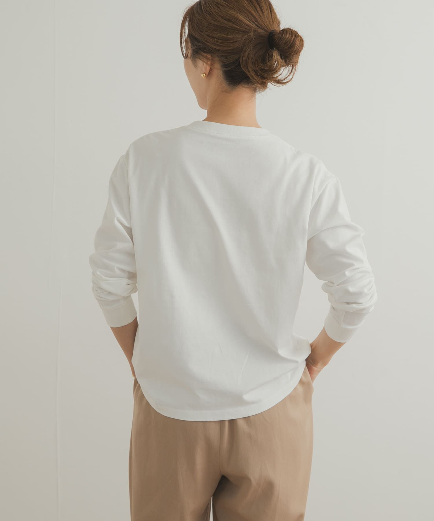 URBAN RESEARCH DOORS「Grow OrganicフォトプリントロングTシャツ」|Tシャツ・カットソー|