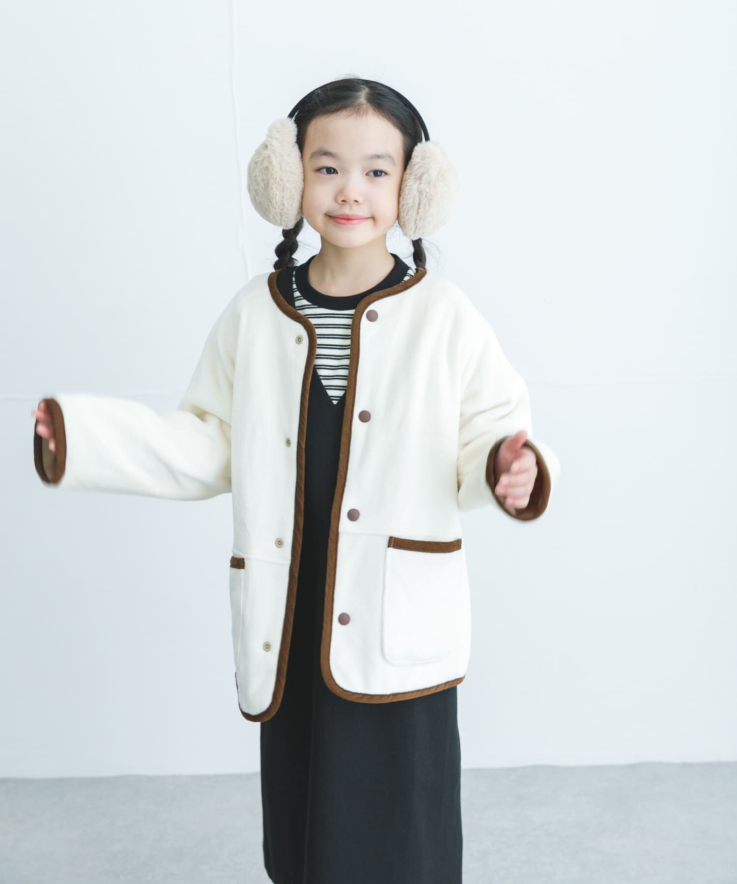 URBAN RESEARCH DOORS「リバーシブルフリースコート(KIDS)」|その他|
