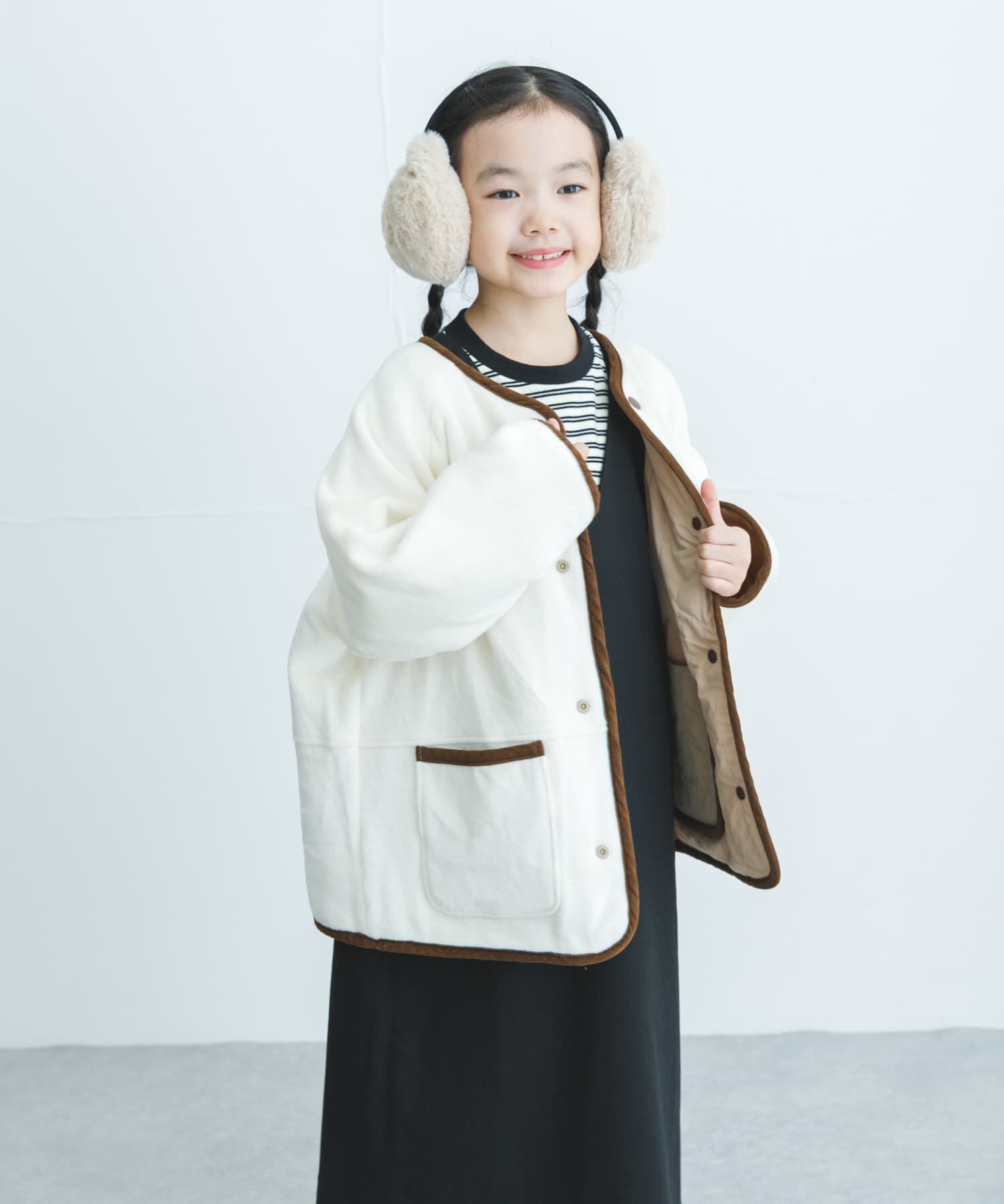 URBAN RESEARCH DOORS「リバーシブルフリースコート(KIDS)」|その他|