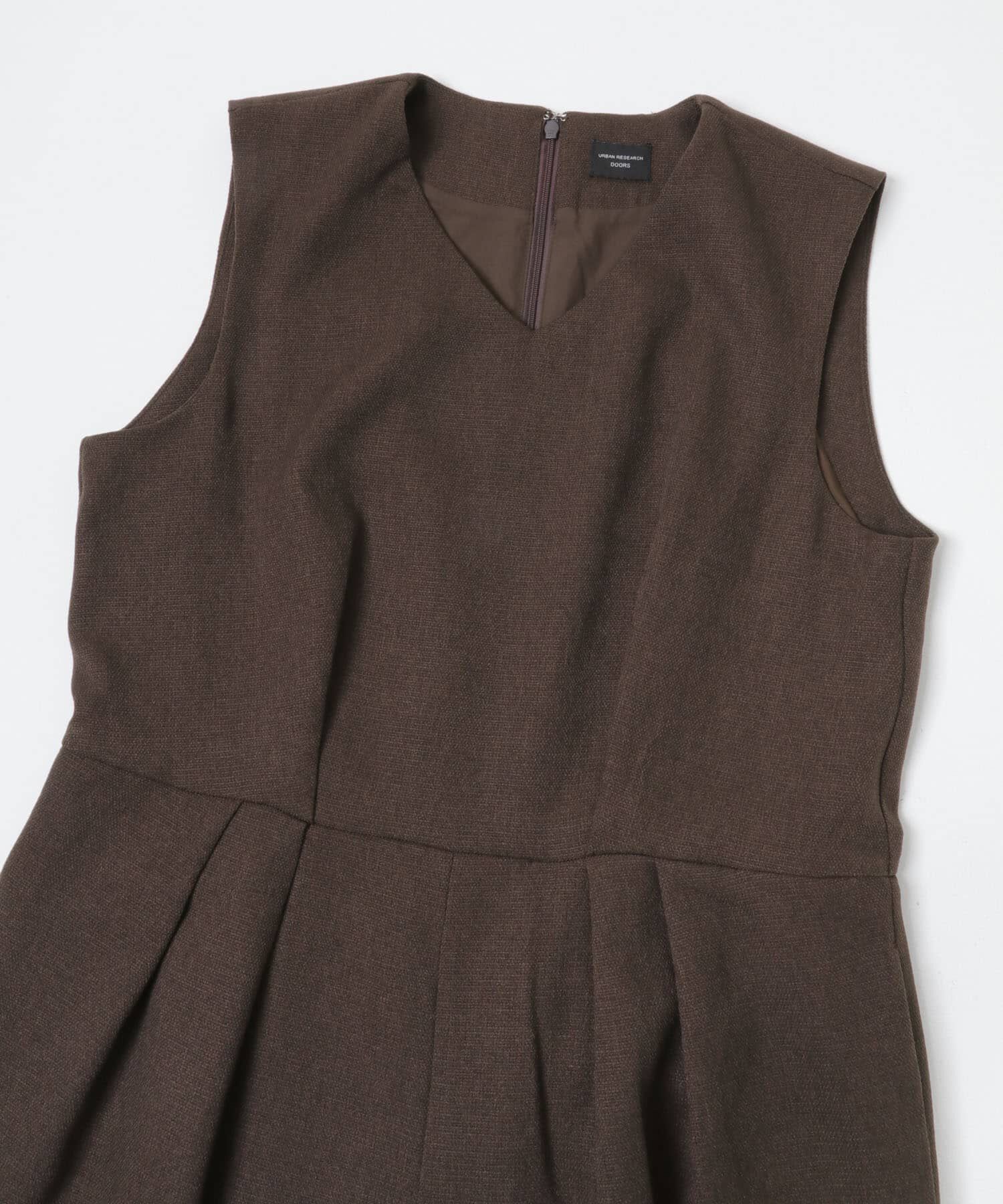 URBAN RESEARCH DOORS「Vネックオールインワン」|ワンピース|