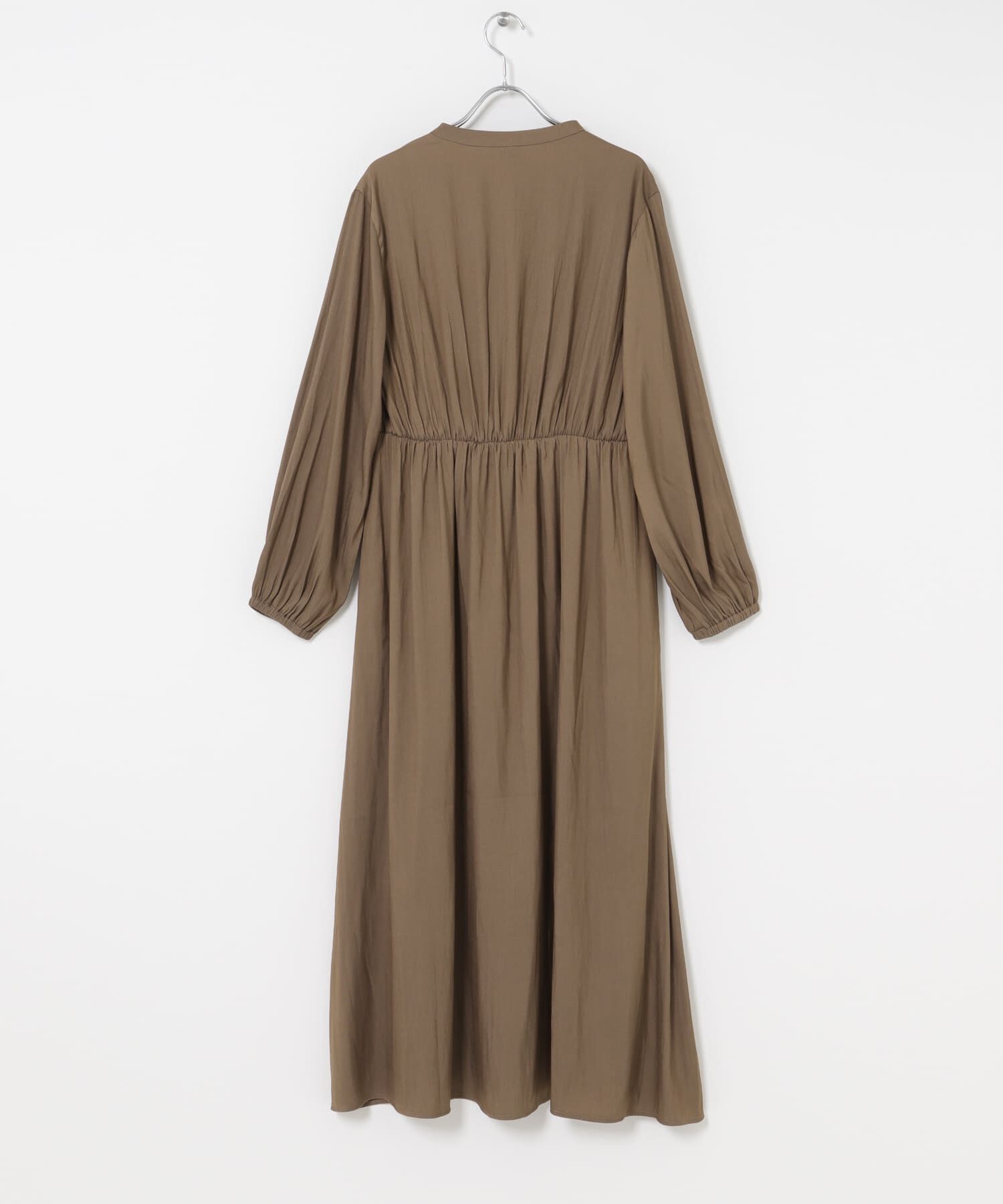 URBAN RESEARCH DOORS「『WEB/一部店舗限定』切替ギャザーフレアワンピース」|ワンピース|