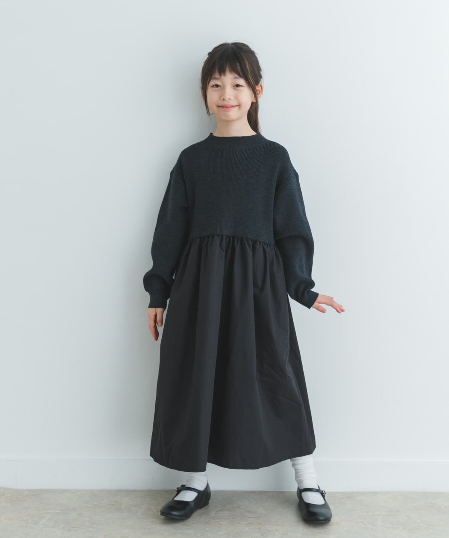 URBAN RESEARCH DOORS「『親子リンク』ニットドッキングワンピース(KIDS)」|ワンピース|