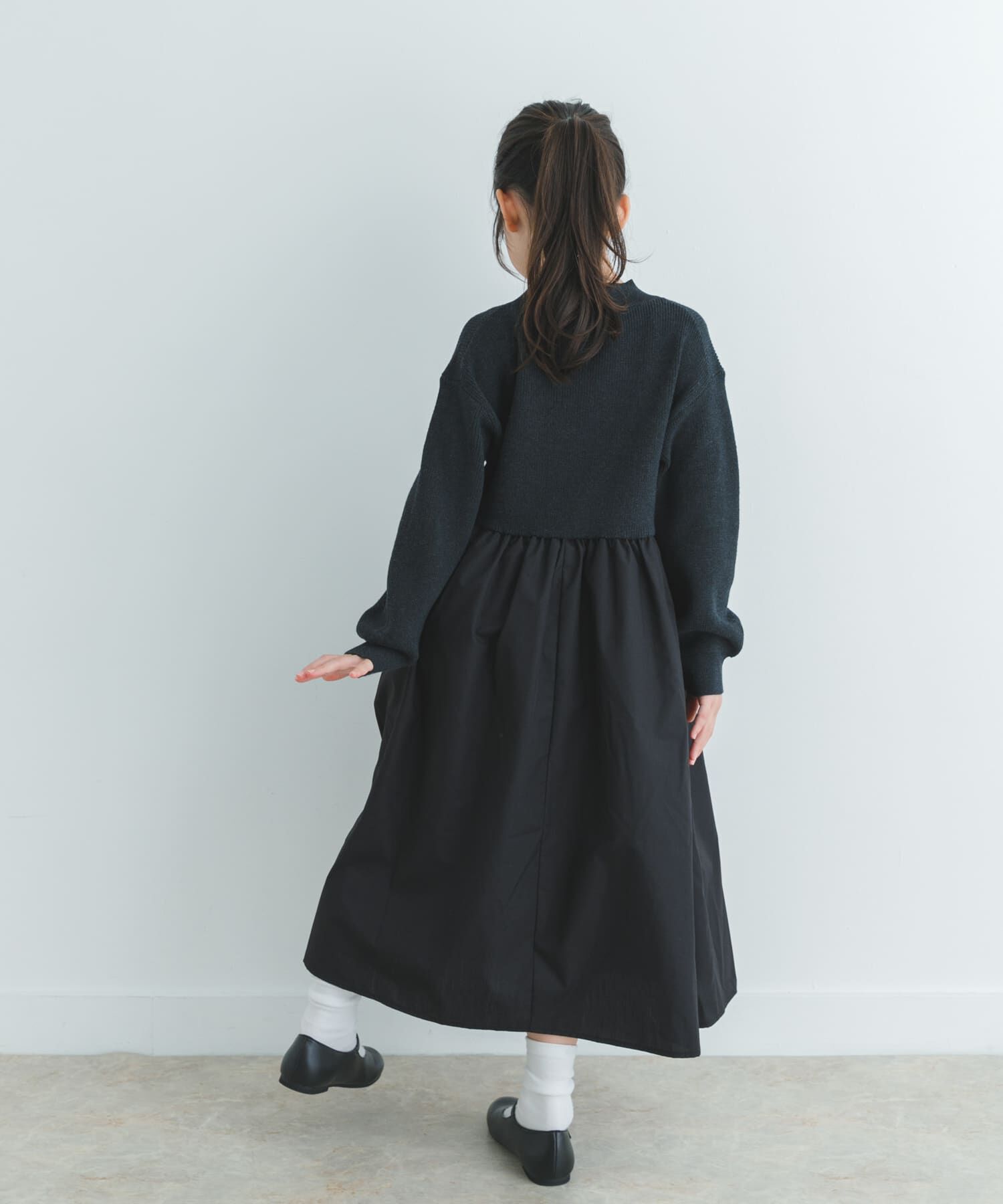 URBAN RESEARCH DOORS「『親子リンク』ニットドッキングワンピース(KIDS)」|ワンピース|
