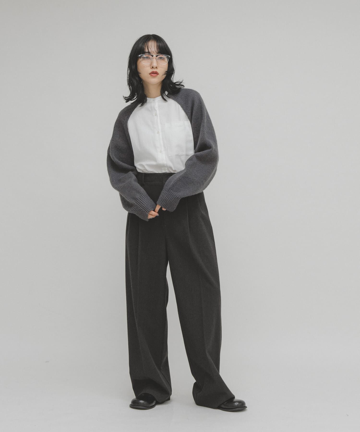  「ウールライクブラッジュドパンツ」|その他|