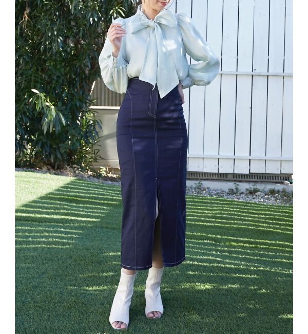 MAJESTICLEGON「ストレッチタイトスカート」|タイト|