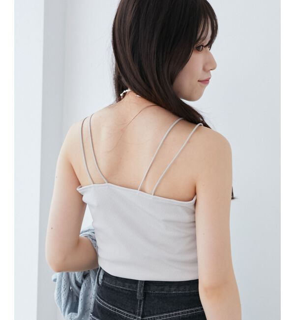  「カップ付きキャミソール」|キャミソール|