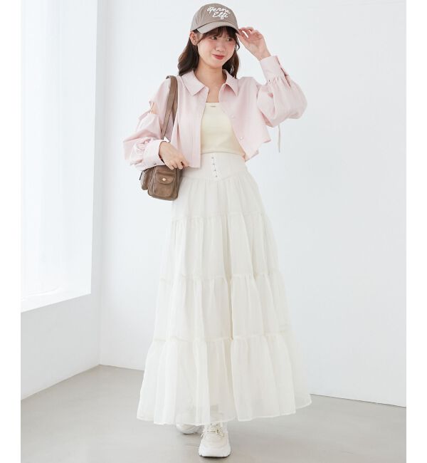  「カップ付きキャミソール」|キャミソール|