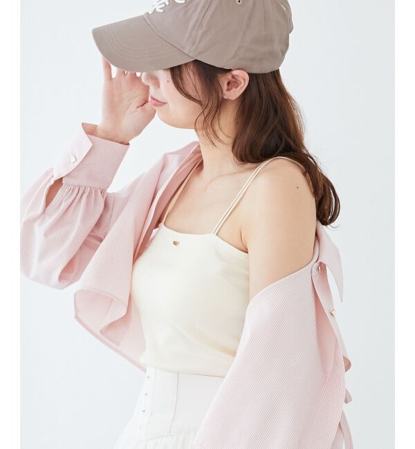  「カップ付きキャミソール」|キャミソール|