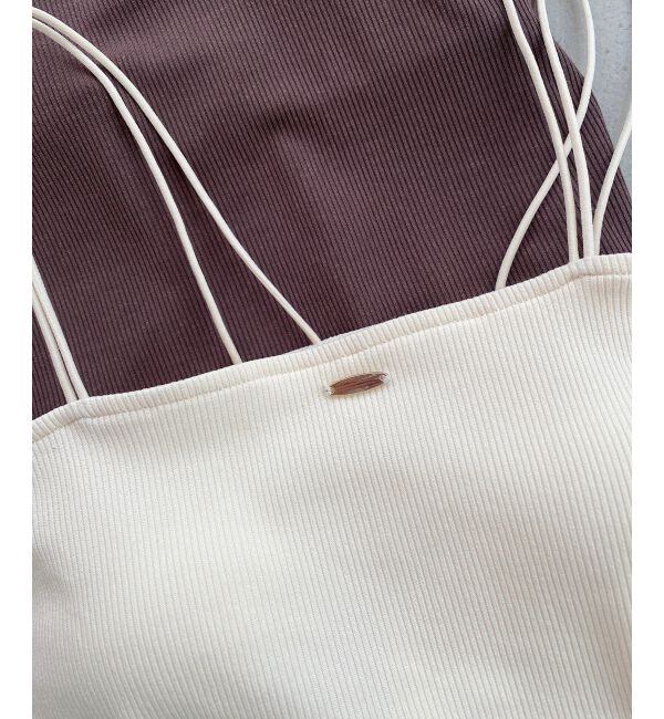  「カップ付きキャミソール」|キャミソール|