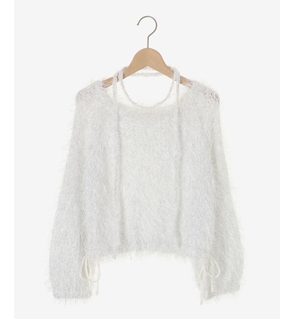  「ふわふわシャイニールーズニット」|ニット・セーター|