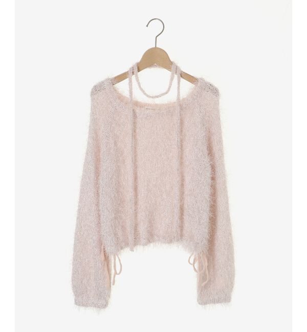  「ふわふわシャイニールーズニット」|ニット・セーター|