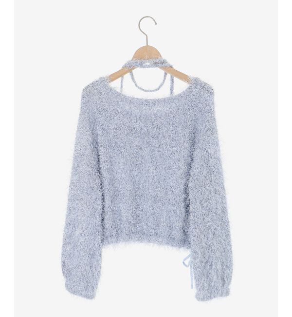 「ふわふわシャイニールーズニット」|ニット・セーター|