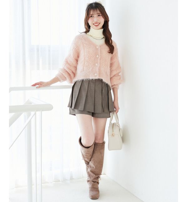  「きらふわレーシーパターンカーデ」|カーディガン|