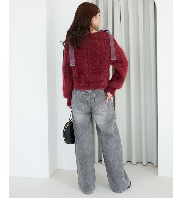  「きらふわレーシーパターンカーデ」|カーディガン|