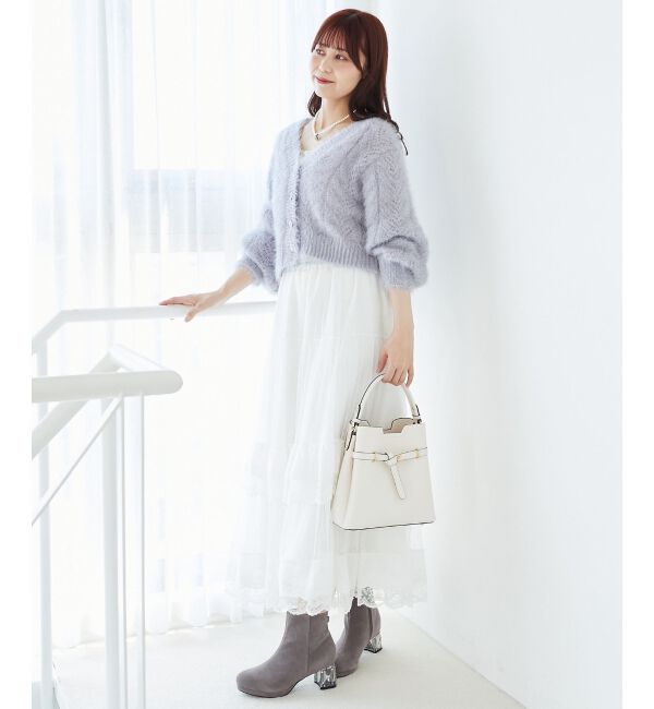  「きらふわレーシーパターンカーデ」|カーディガン|