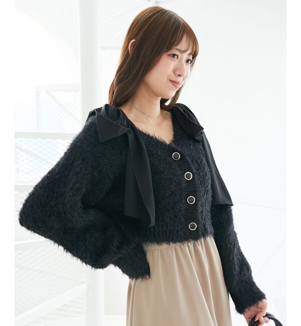  「きらふわレーシーパターンカーデ」|カーディガン|