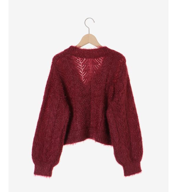  「きらふわレーシーパターンカーデ」|カーディガン|