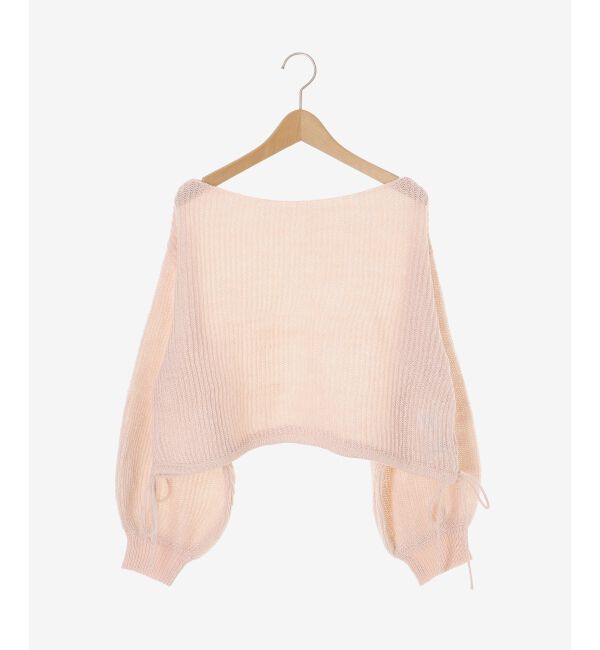  「キラキラドロストメッシュニット」|ニット・セーター|