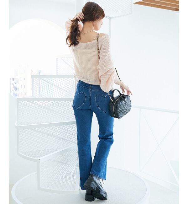  「キラキラドロストメッシュニット」|ニット・セーター|