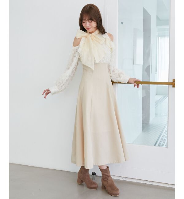  「2wayアメスリウエストキュッとワンピ」|ワンピース|