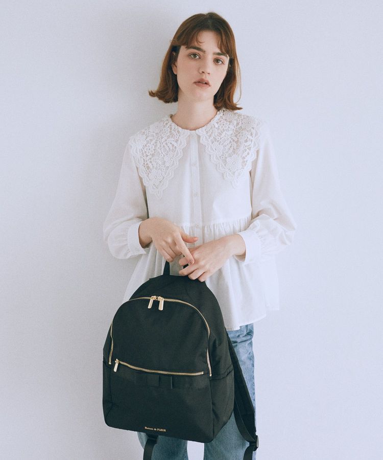 Maison de FLEUR「撥水加工オペラリボンリュック」|リュック|