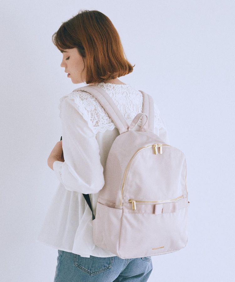 Maison de FLEUR「撥水加工オペラリボンリュック」|リュック|