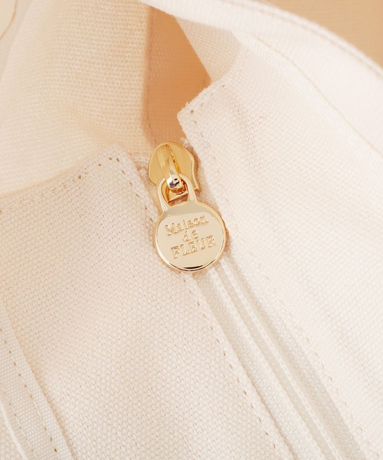 Maison de FLEUR「マルチポケット帆布トートMバッグ」|トートバッグ|