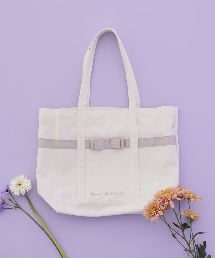 Maison de FLEUR「マルチポケット帆布トートMバッグ」|トートバッグ|
