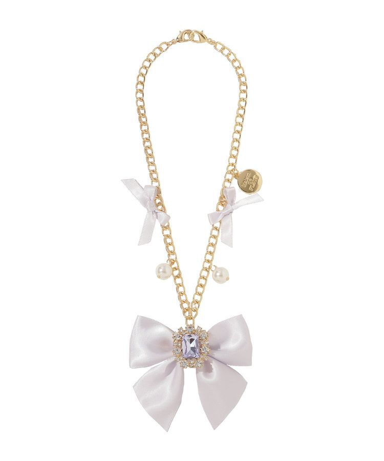 Maison de FLEUR「ビジューリボンパールバッグチャーム」|その他|