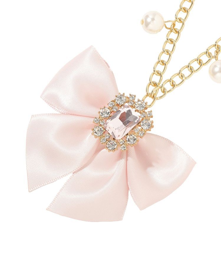 Maison de FLEUR「ビジューリボンパールバッグチャーム」|その他|