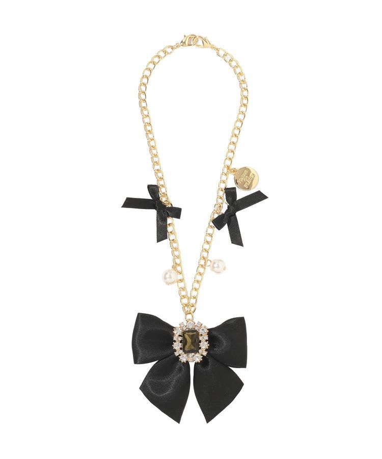 Maison de FLEUR「ビジューリボンパールバッグチャーム」|その他|