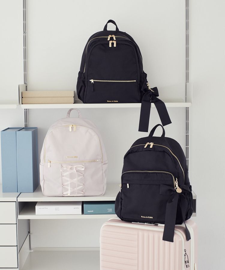 Maison de FLEUR「撥水加工キャリーオンリュック」|リュック|