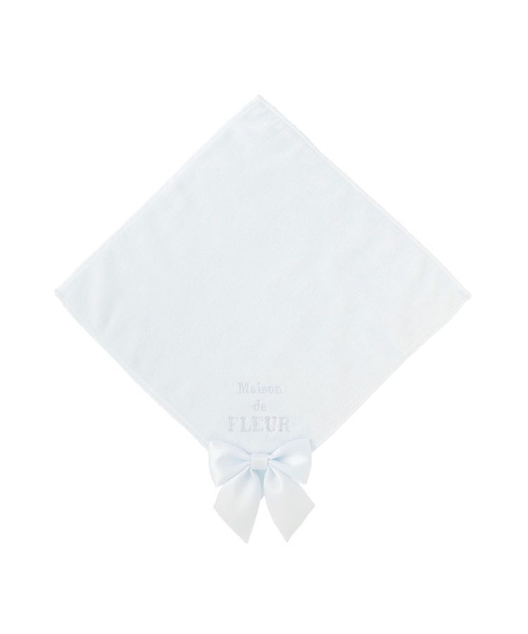Maison de FLEUR「ビッグリボンタオルハンカチ」|ハンカチ|