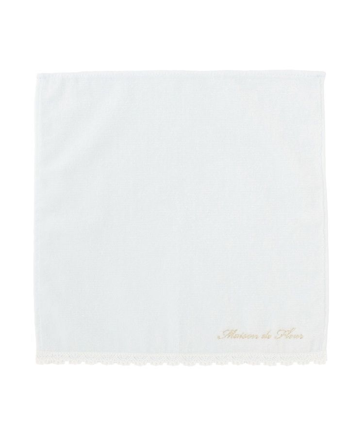 Maison de FLEUR「アンダーレースタオルハンカチ」|ハンカチ|
