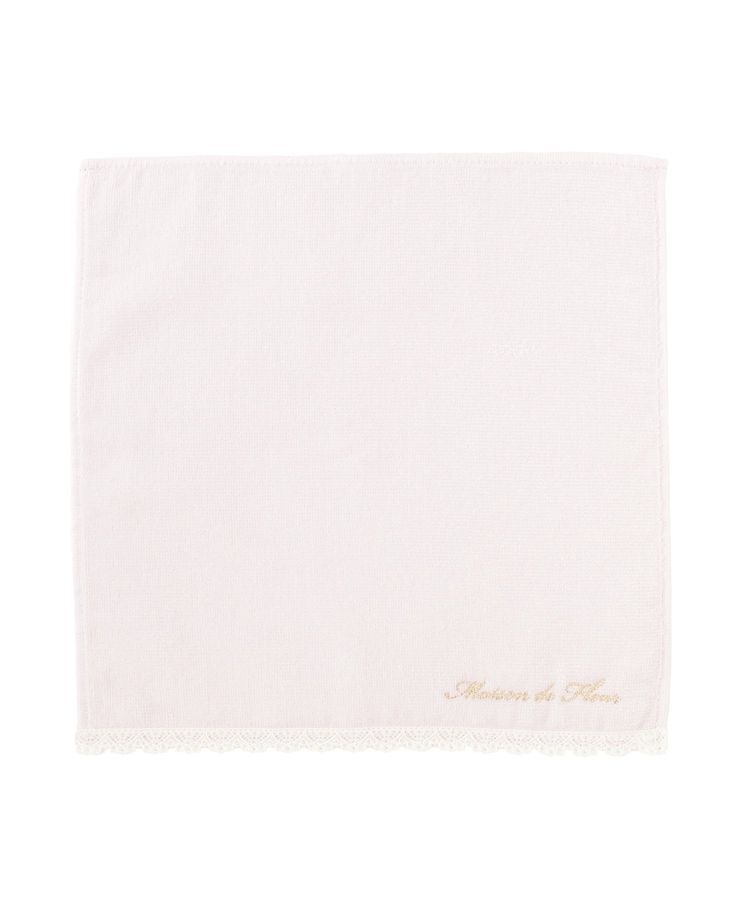 Maison de FLEUR「アンダーレースタオルハンカチ」|ハンカチ|