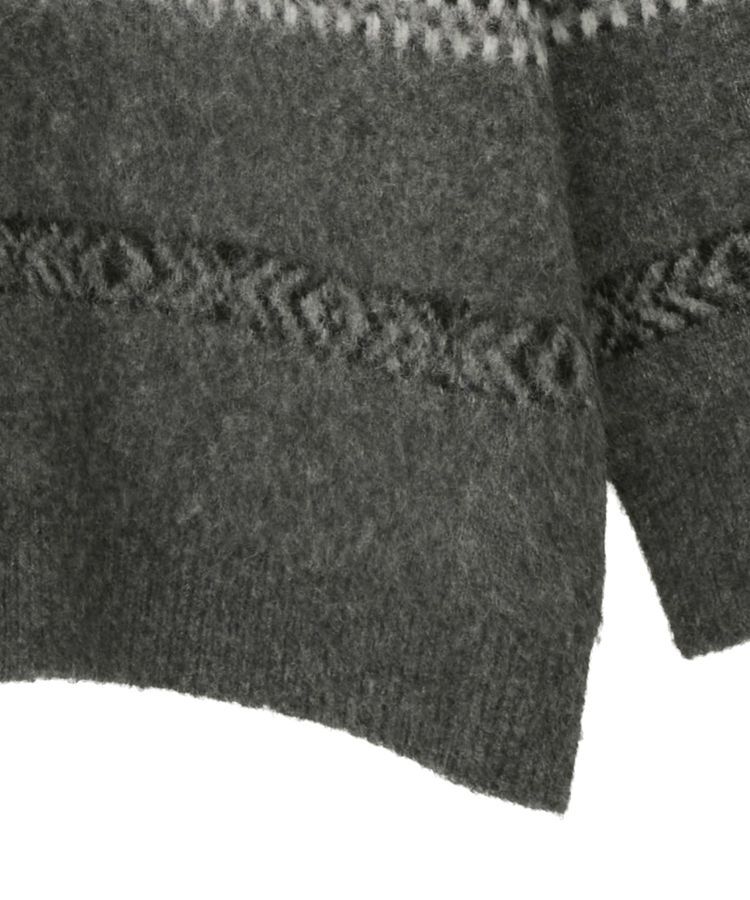 AMERICAN HOLIC「アソート柄シャギーニットカーディガン」|カーディガン|