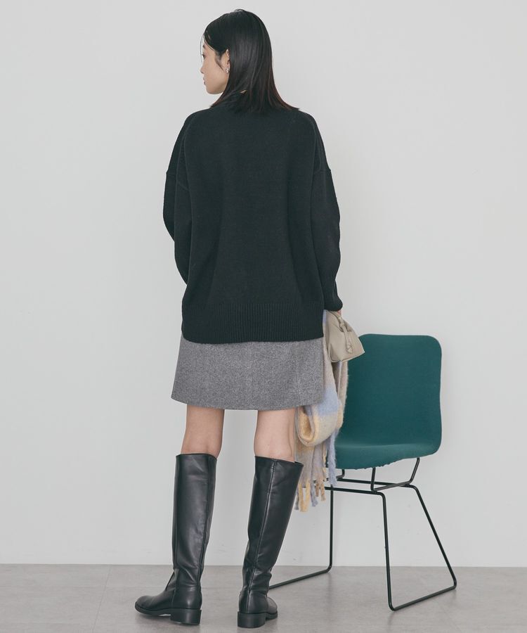 AMERICAN HOLIC「モックネックコクーンニットプルオーバー」|ニット・セーター|