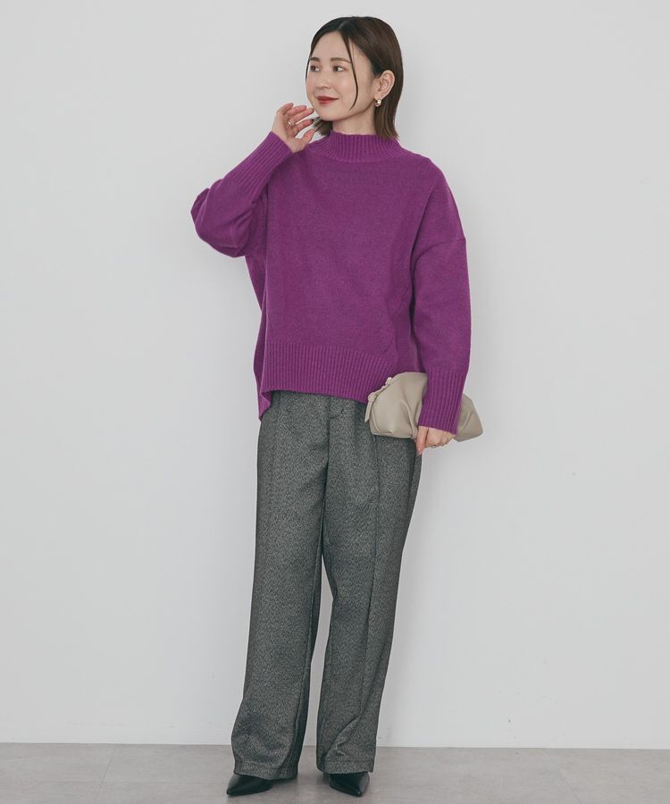 AMERICAN HOLIC「モックネックコクーンニットプルオーバー」|ニット・セーター|