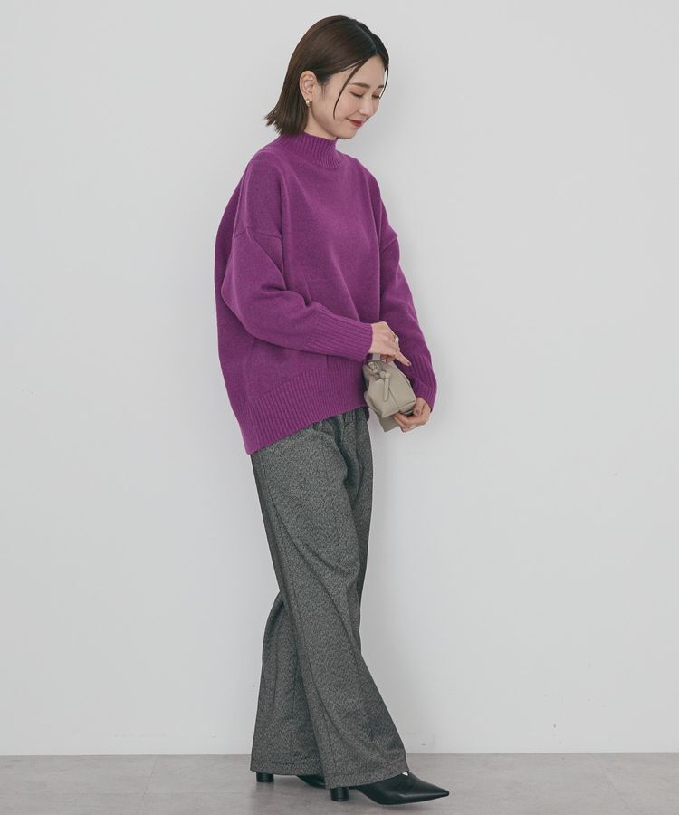 AMERICAN HOLIC「モックネックコクーンニットプルオーバー」|ニット・セーター|