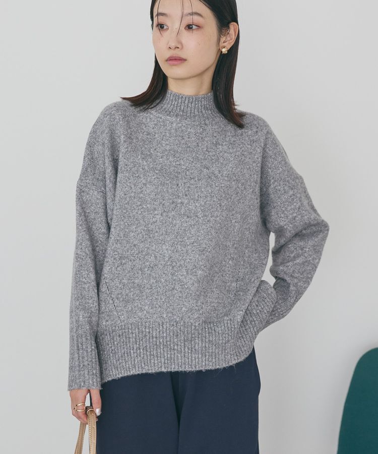 AMERICAN HOLIC「モックネックコクーンニットプルオーバー」|ニット・セーター|