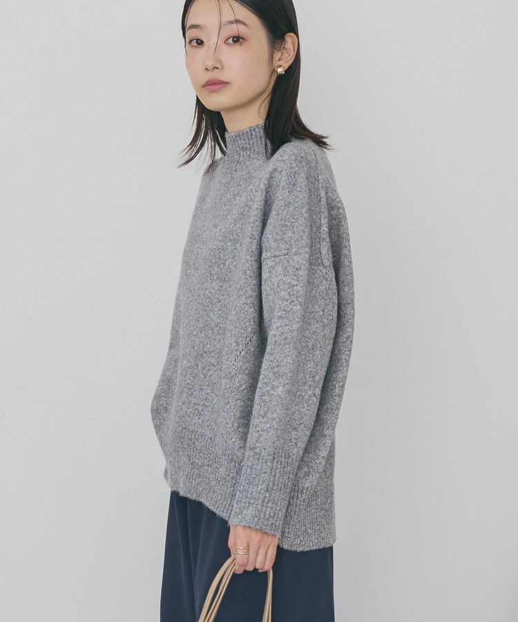 AMERICAN HOLIC「モックネックコクーンニットプルオーバー」|ニット・セーター|