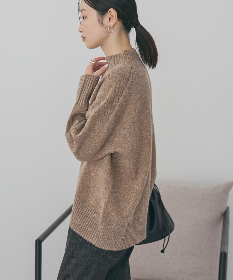 AMERICAN HOLIC「モックネックコクーンニットプルオーバー」|ニット・セーター|