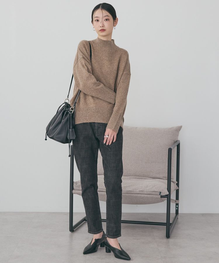 AMERICAN HOLIC「モックネックコクーンニットプルオーバー」|ニット・セーター|