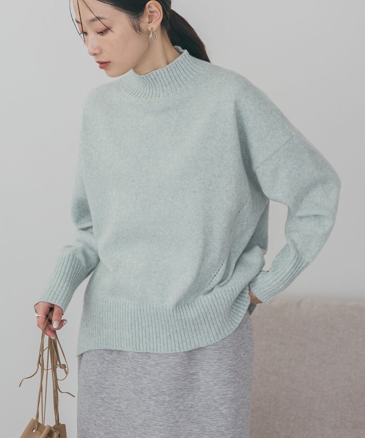 AMERICAN HOLIC「モックネックコクーンニットプルオーバー」|ニット・セーター|Mint