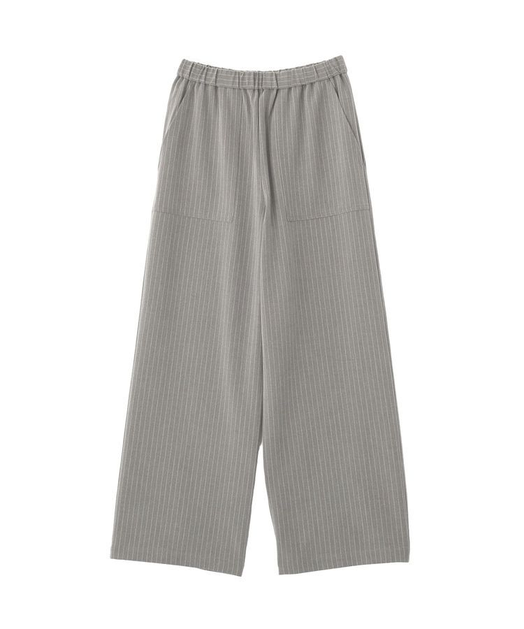 AMERICAN HOLIC「【イージーケア】ベイカーリラックスパンツ」|その他|ストライプグレー