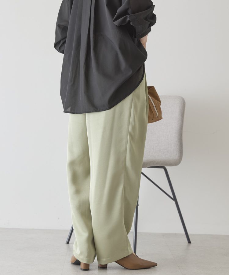 AMERICAN HOLIC「【イージーケア】サテンカーブパンツ」|その他|